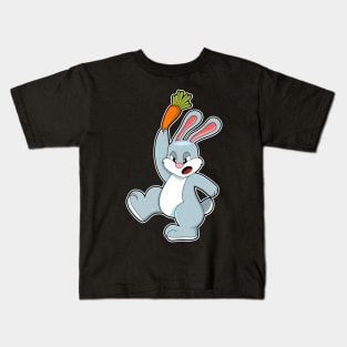 Rabbit with Carrot Kids T-Shirt